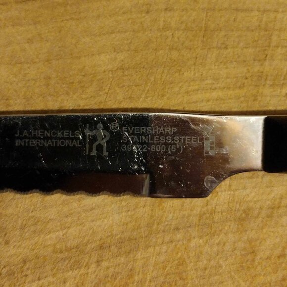 3 pieces J A Henckels International Eversharp Stainless Steel Dinner Knives - Picture 2 of 5